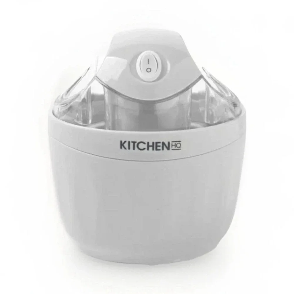 KitchenHQ BL520 Electric Ice Cream Maker 1 Pint White  100W Freezer Bowl NEW